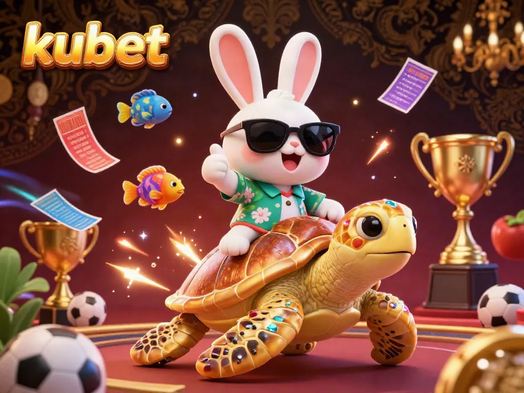 Engage in thrilling betting experiences on kubet with fun characters and vibrant casino elements.