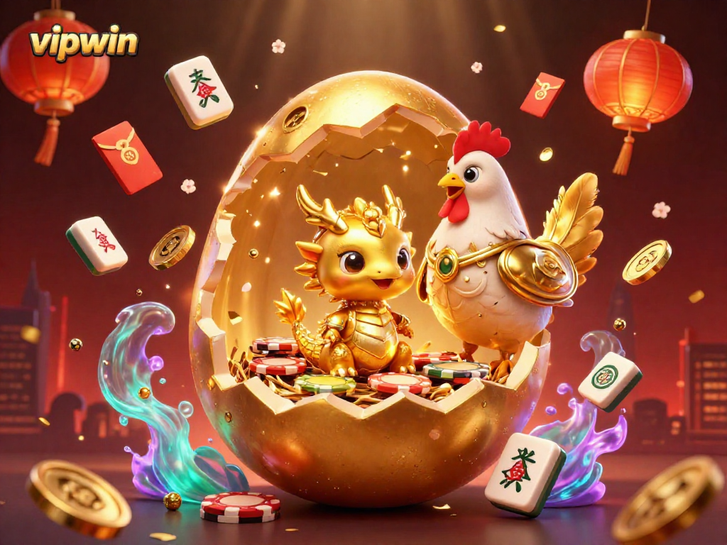 Spin and win with vipwin in a dazzling casino scene featuring golden rewards and festive elements.