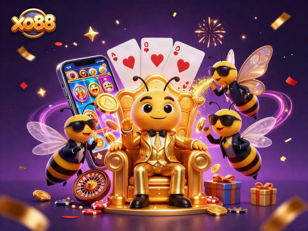 Join the exciting world of xo88 as the bumblebee mob boss and his entourage entertain with thrilling casino elements.