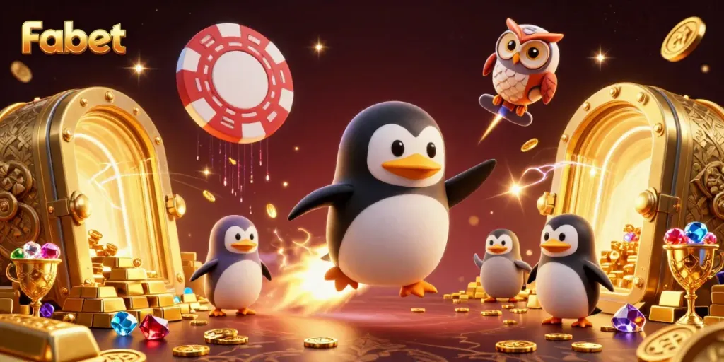 Boost your winnings at Fabet, featuring treasure and excitement in a dynamic casino scene.