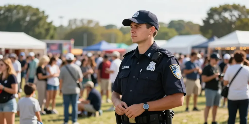 A trusted security provider ensuring safety at a community festival in London