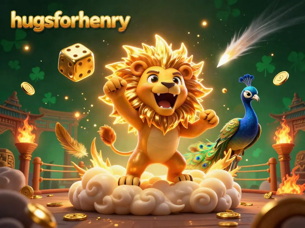Engage in exciting casino action with hugsforhenry's vibrant 3D fantasy illustration.