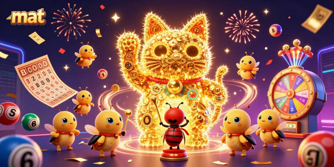 Engage your luck at mat's thrilling casino experience with animated lucky cat and dynamic games.