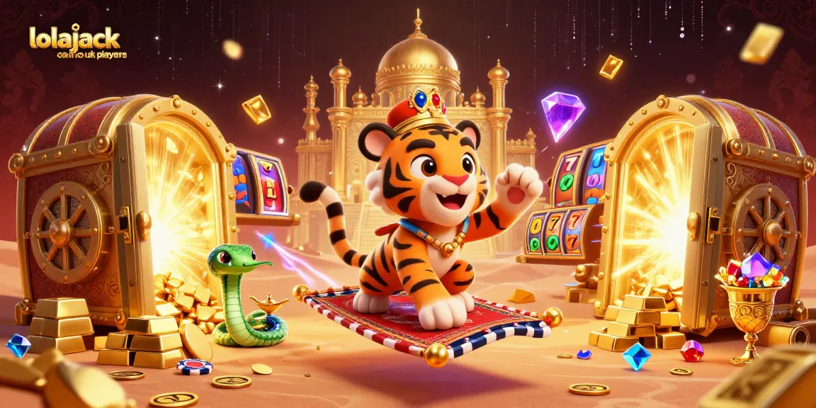 Engage with thrilling action at Lolajack Casino UK players featuring an enchanting Arabian Nights theme.