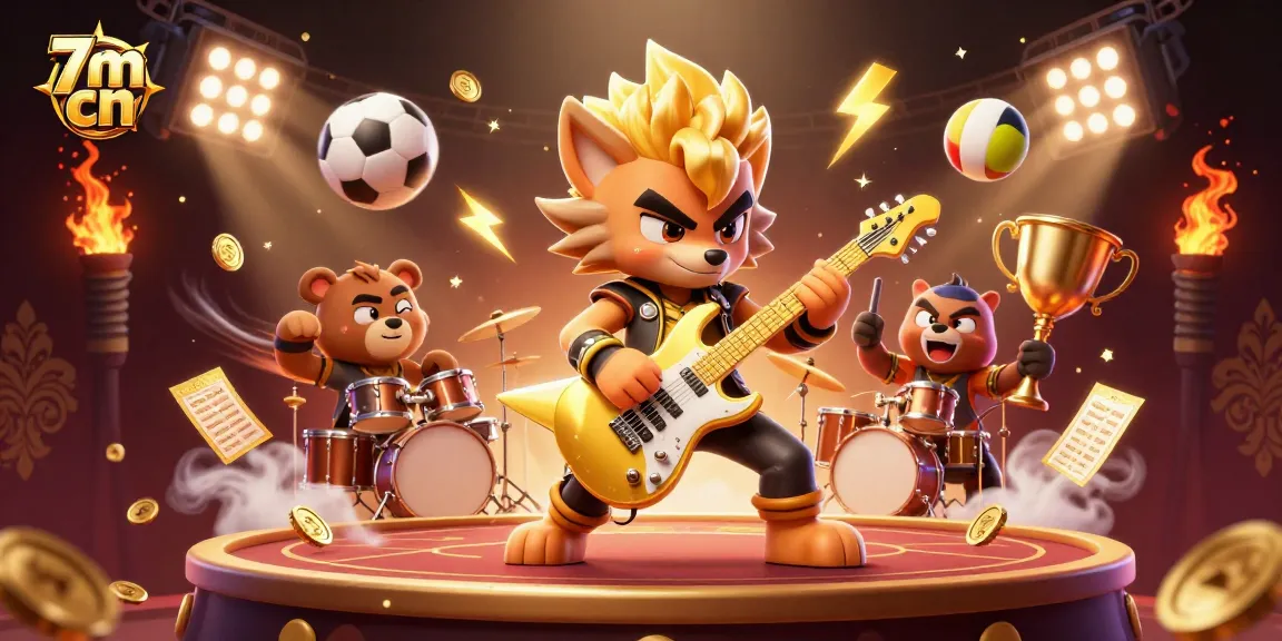 Experience thrilling gaming action with 7m cn and lively characters in a vibrant casino scene.