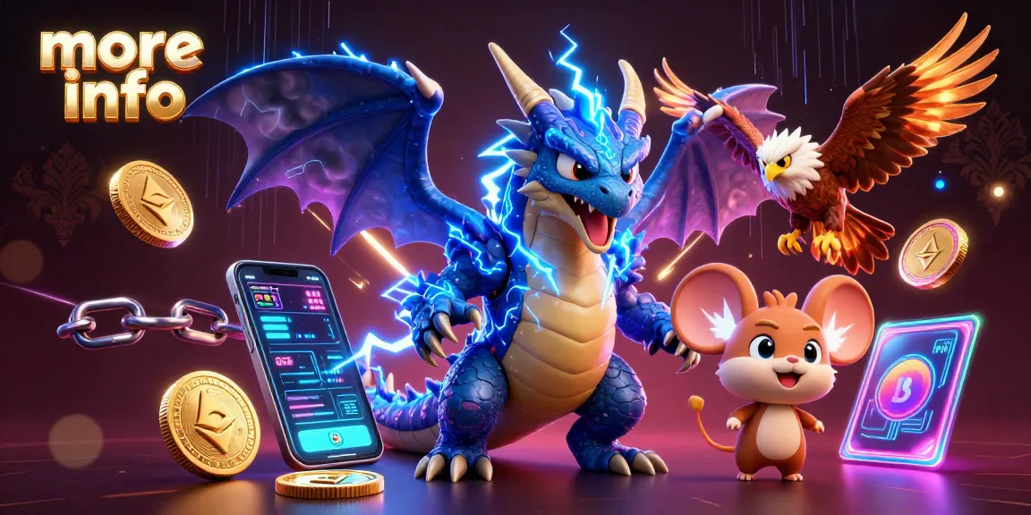 Engage with more info on top crypto casinos featuring dazzling characters and elements in a dynamic scene.