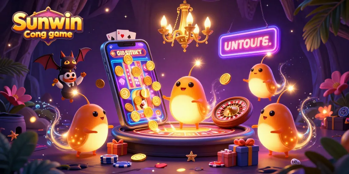 Light up your gaming experience at Sunwin Cong game with vibrant casino action and character energy.