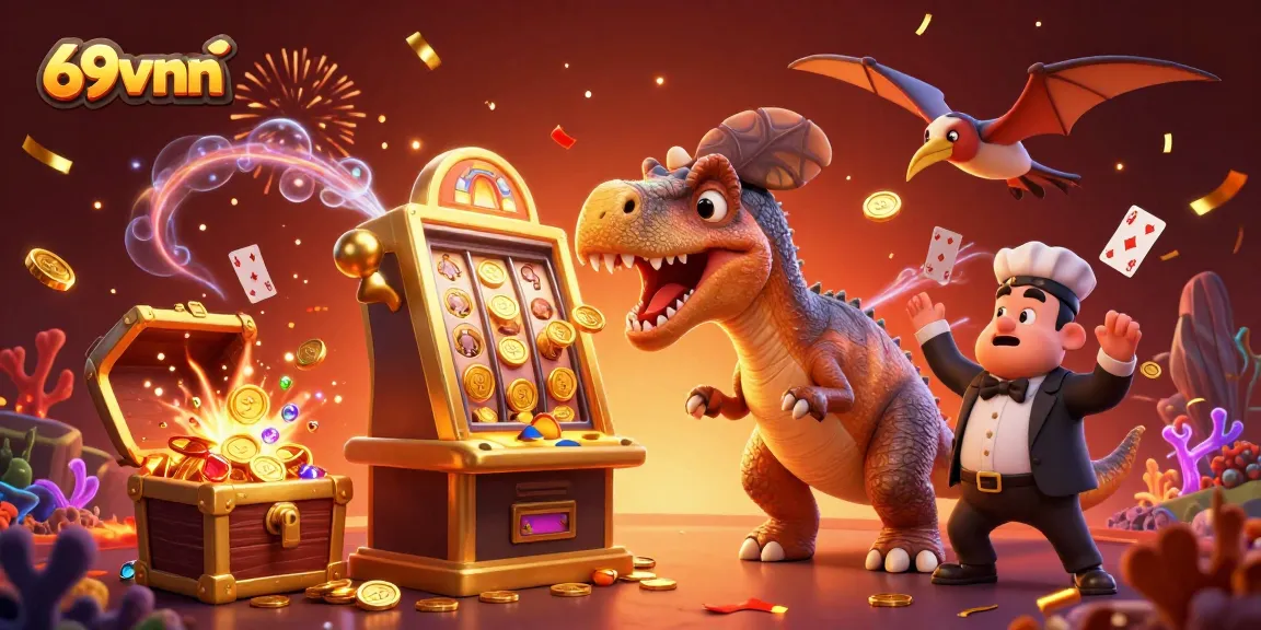 Experience thrilling jackpots in 69vnn with vivid 3D casino illustrations of thrilling payouts.